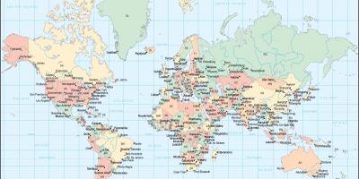 Gana države v svetovni zemljevid